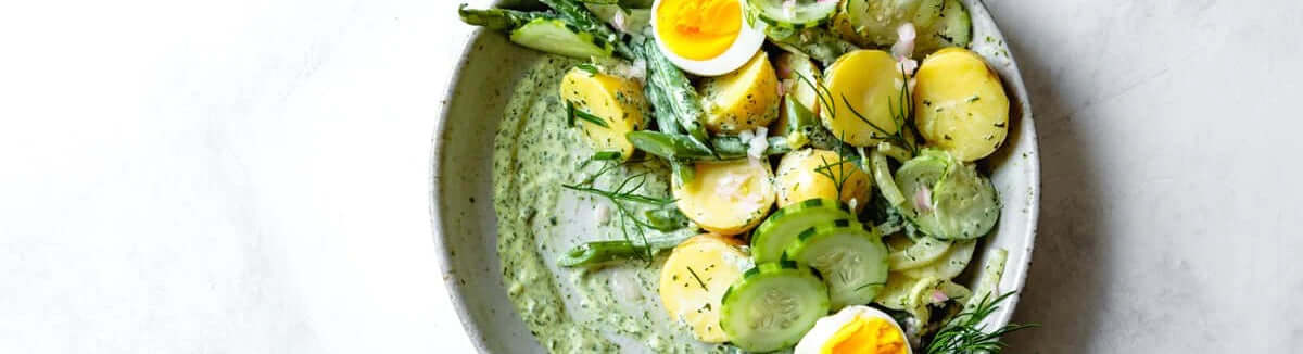 Green goddess potato salad