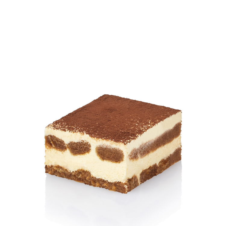 Tiramisu Cake, 350g, plastic reusable container