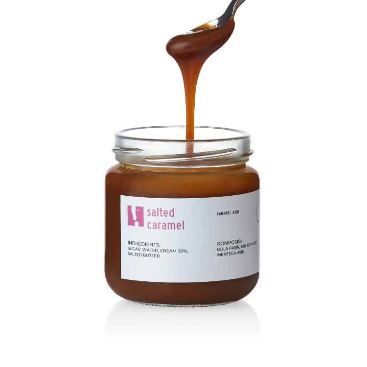 Salted Caramel, 250g, glass