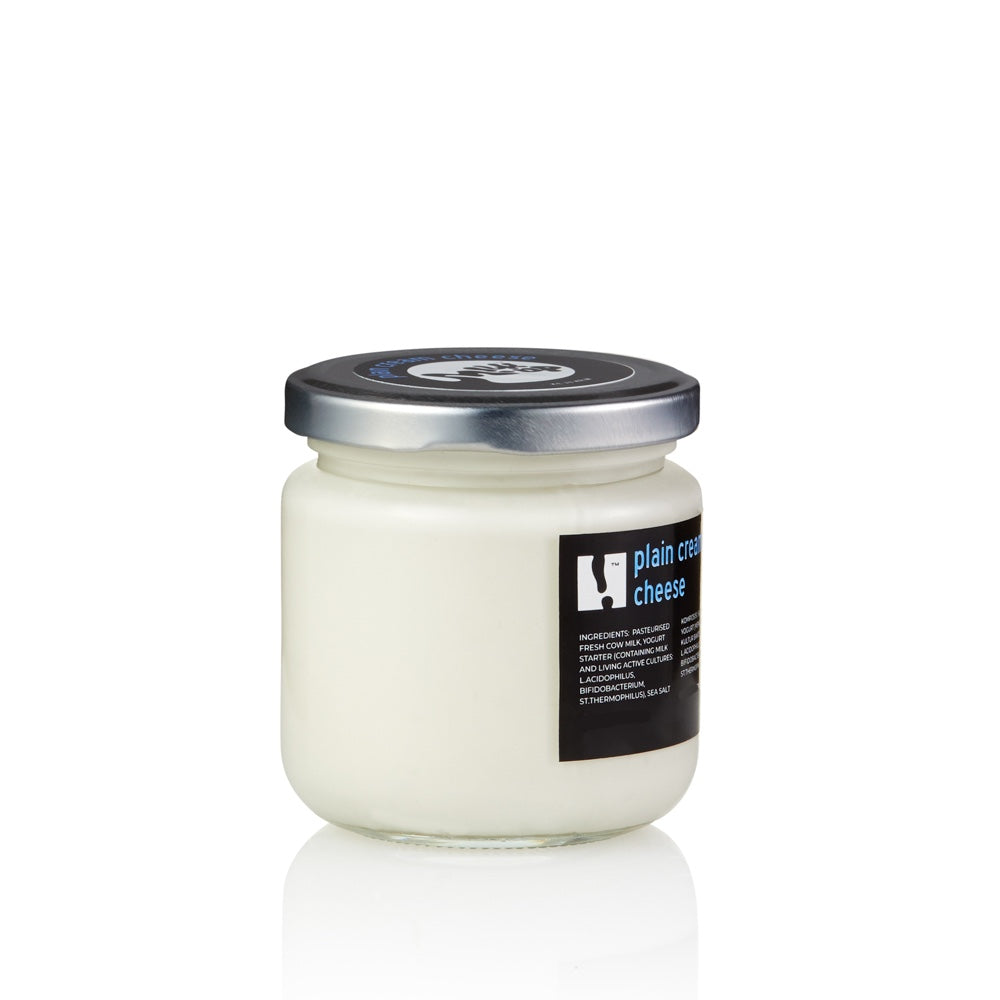 Plain Cream Cheese, sugar-free, 230g, glass
