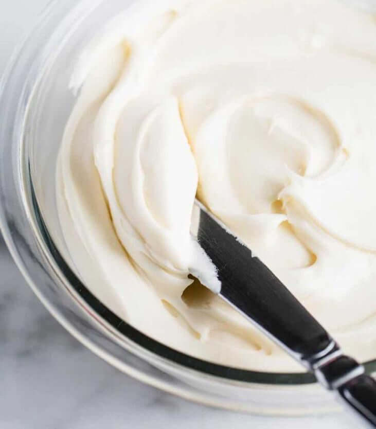 Plain Cream Cheese, 230g, glass in Bali. Milkup dairy products