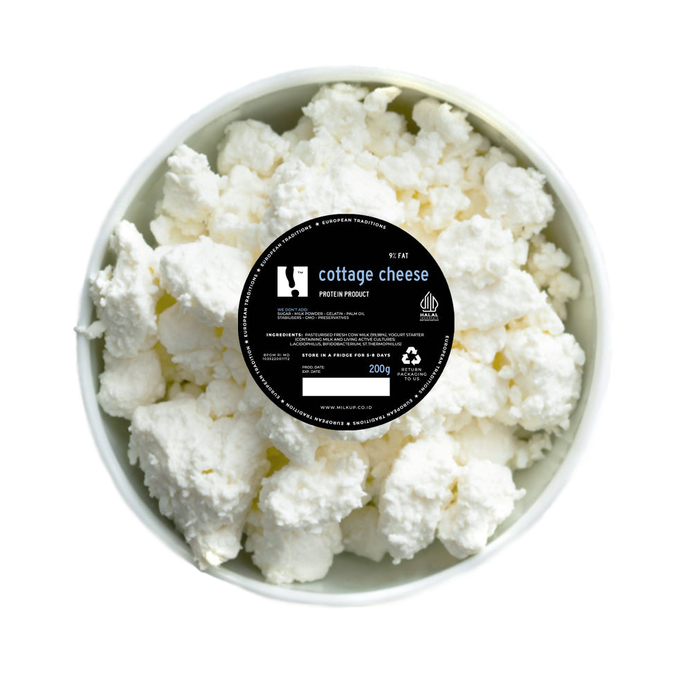 Cottage Cheese, protein product, sugar-free, 200g, plastic container