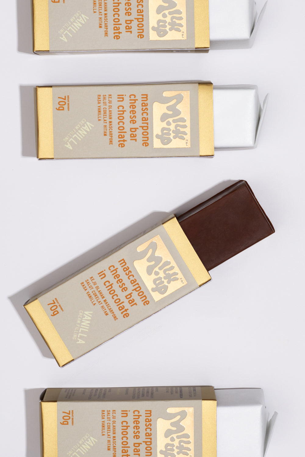Mascarpone Cheese Bar Vanilla, 70g / each, 3 pcs in a pack