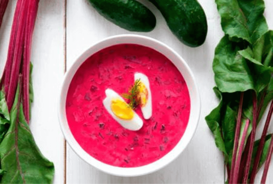 Svekolnik - delicious cold beetroot soup!
