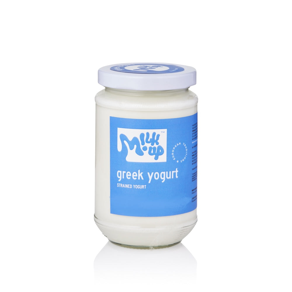 Греческий Йогурт, из цельного молока, 10% жирности, без сахара, 330 мл, в стекле