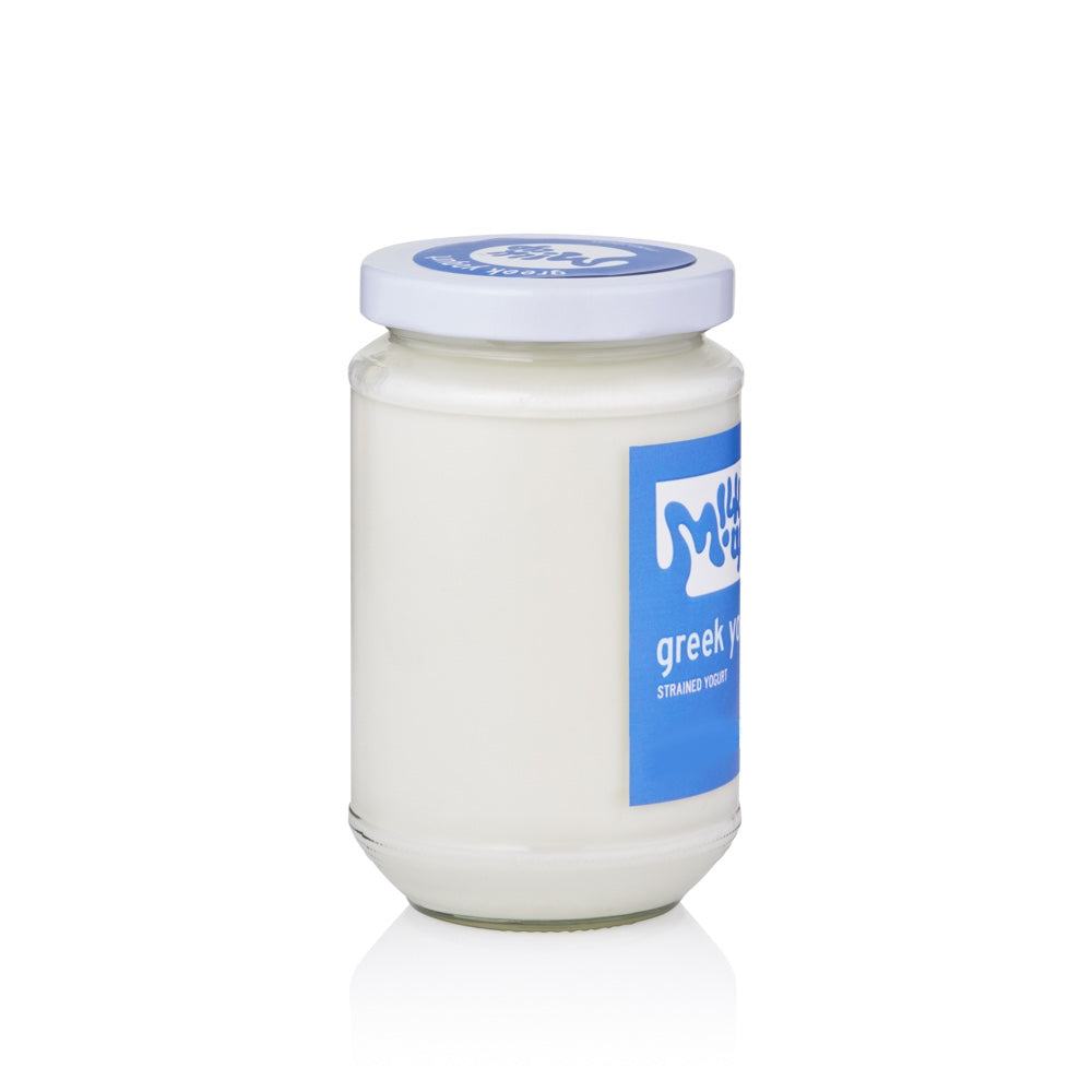 Греческий Йогурт, из цельного молока, 10% жирности, без сахара, 330 мл, в стекле