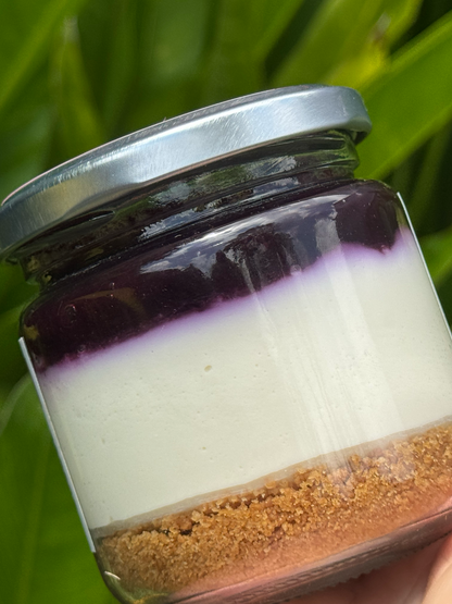 Blueberry Cheesecake, no-bake, 210g, glass