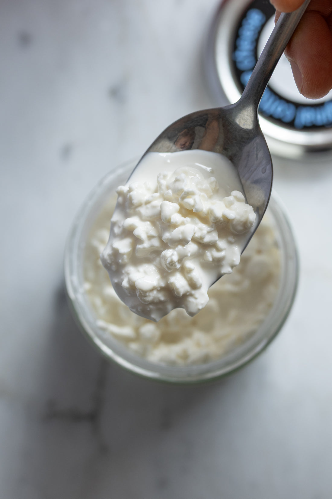 Original Cottage Cheese, sugar-free, 300g, glass