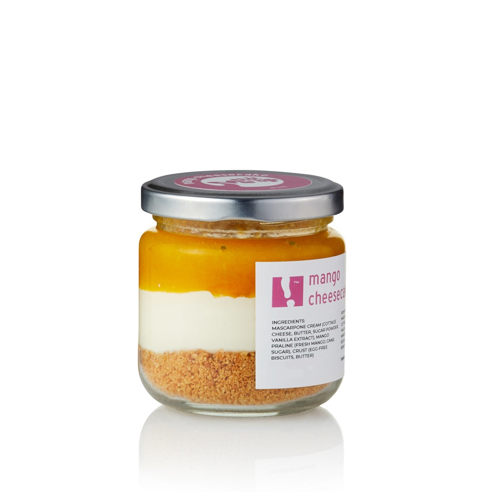 Mango Cheesecake, no-bake, 210g, glass