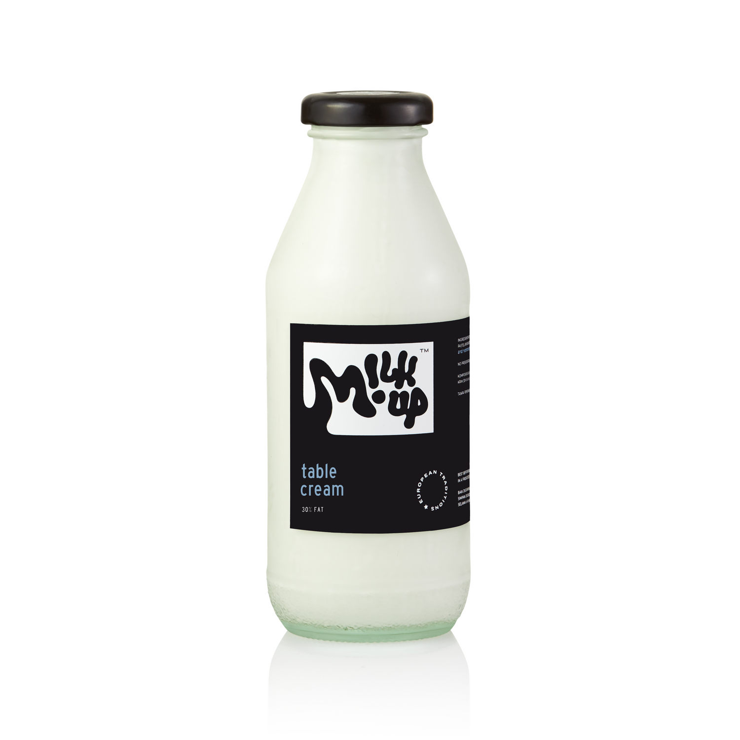 Whipping Cream, 30% fat, sugar-free, 350ml, glass