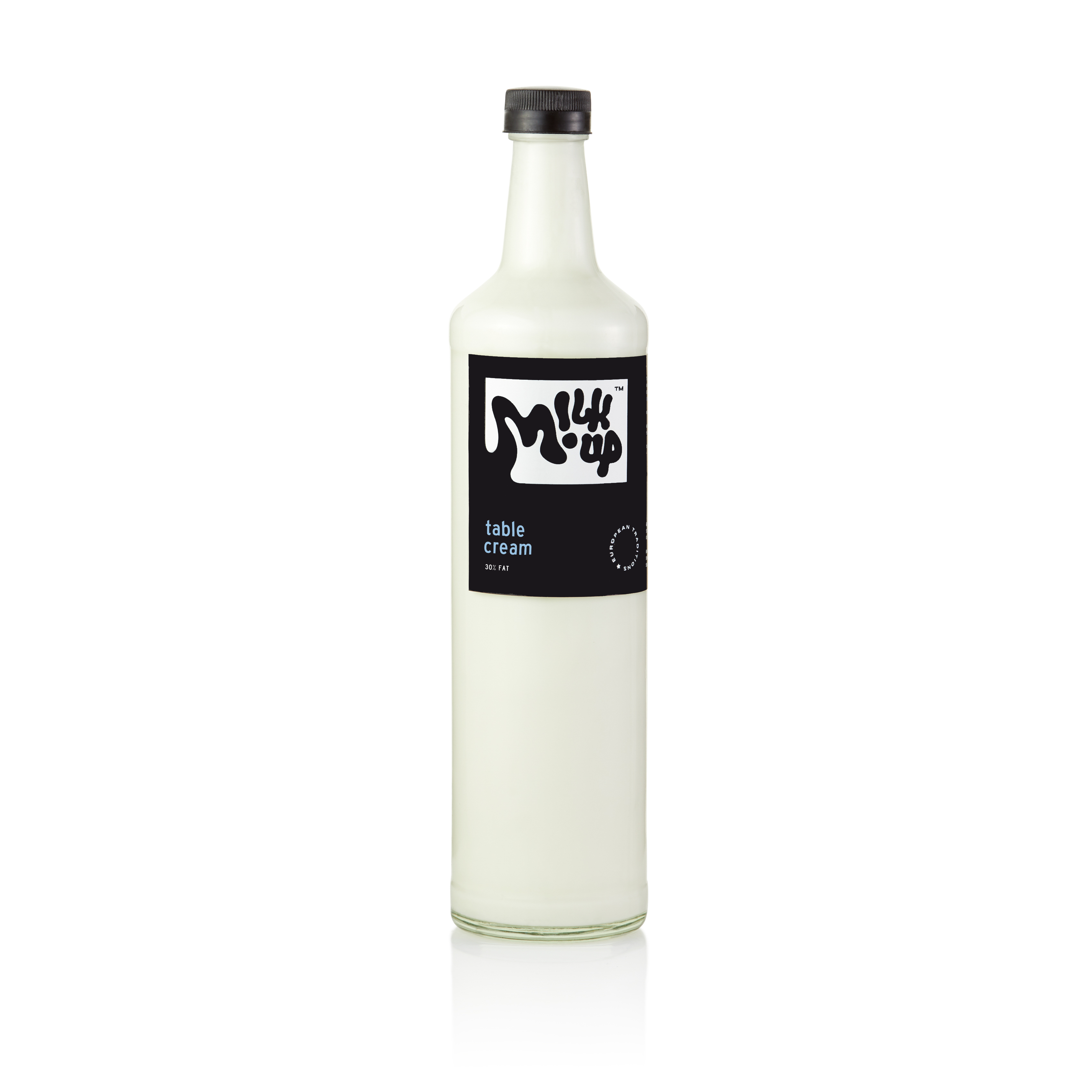 Whipping Cream, 30% fat, sugar-free, 650ml, glass