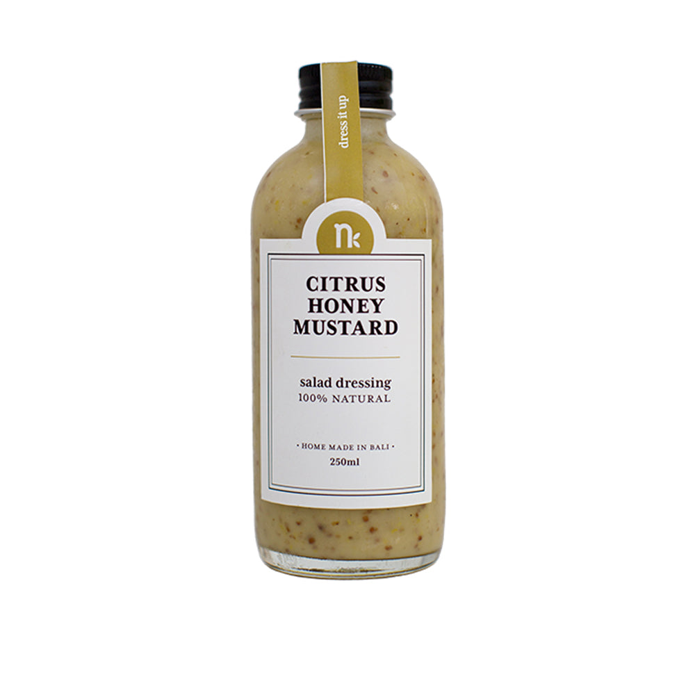 Citrus Honey Mustard Salad Dressing, 250ml, glass