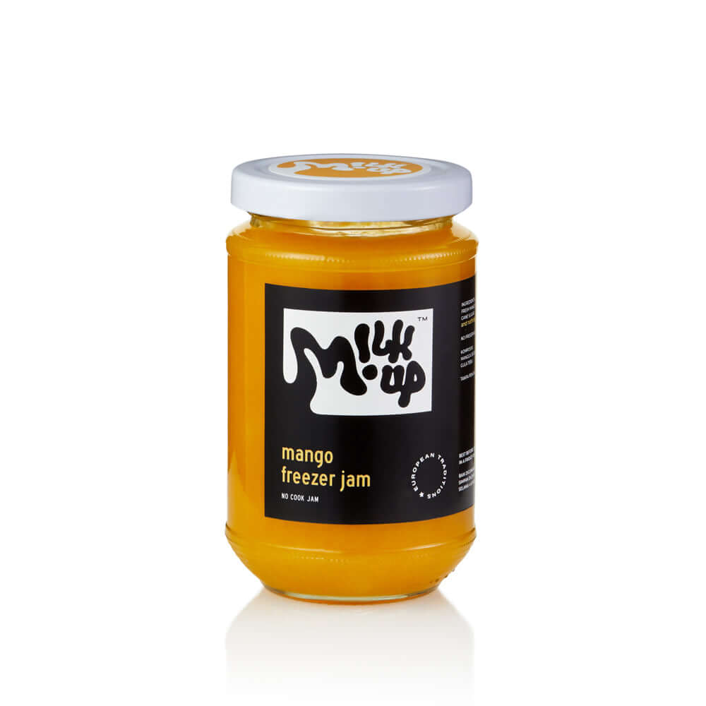 Raw Mango Jam, 330ml, glass in Bali. Milkup dairy products