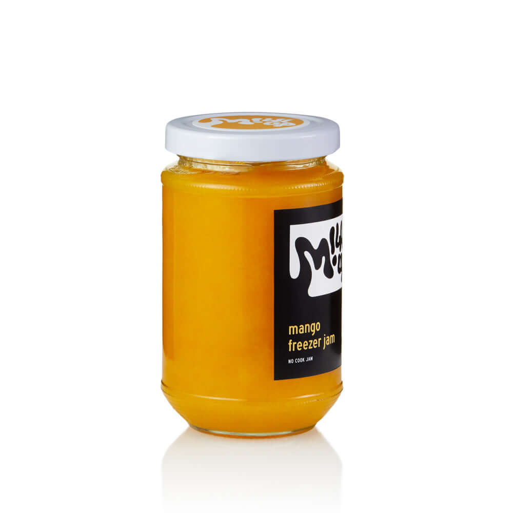 Raw Mango Jam, 330ml, glass in Bali. Milkup dairy products